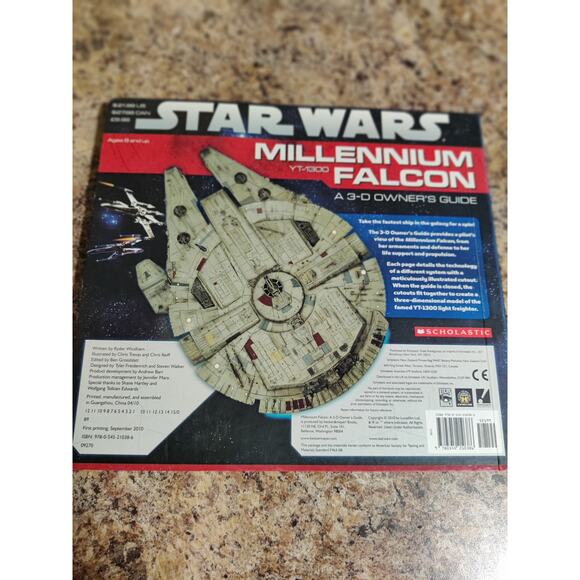 Star Wars Book Builders Millennium Falcon YT-1300 3D Owner Guide Hardcover Book - Picture 2 of 10